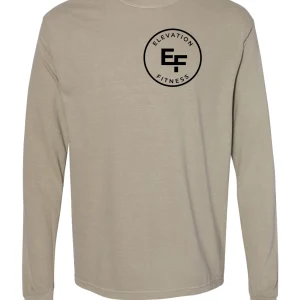 Elevation Fitness Comfort Colors Sandstone Long Sleeve